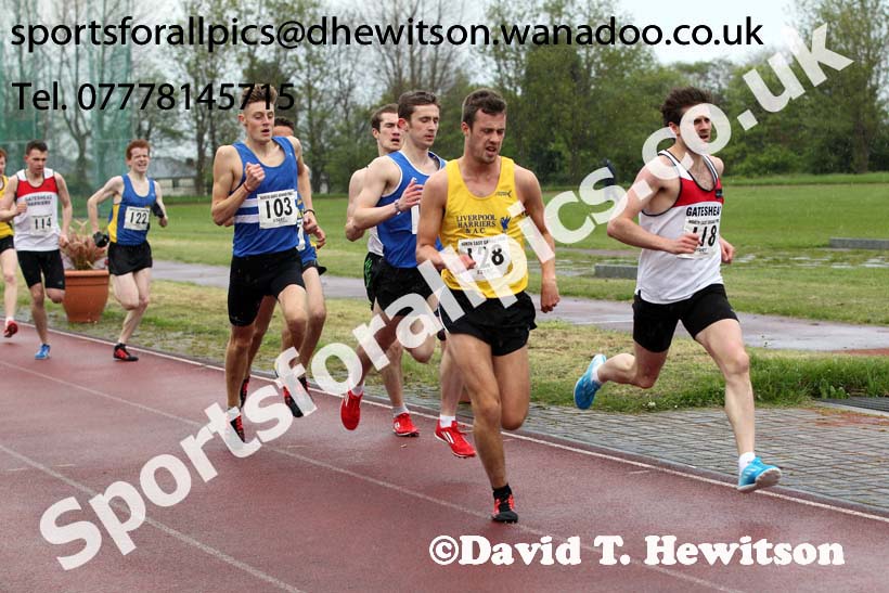 Jimmy Hedley 800 metres, North Eastern Grand Prix, Monkton Stadium, Jarrow. Photo: David T. Hewitson/Sports for All Pics
